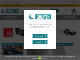 'gigatek.be' screenshot