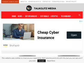 'talkglitz.media' screenshot