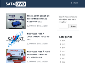 'sat4dvb.com' screenshot