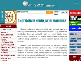 'halveti.tc' screenshot