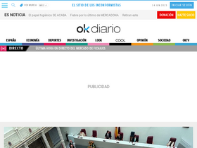 'okdiario.com' screenshot