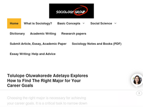 'sociologygroup.com' screenshot