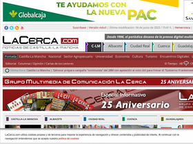 'lacerca.com' screenshot