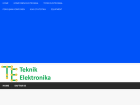 'teknikelektronika.com' screenshot