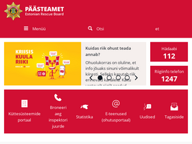 'rescue.ee' screenshot