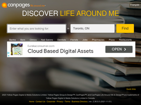 'canpages.ca' screenshot