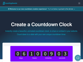 'countingdownto.com' screenshot