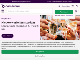'cameranu.nl' screenshot