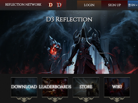 'd3reflection.org' screenshot