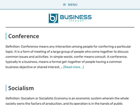'businessjargons.com' screenshot