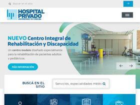 'hospitalprivado.com.ar' screenshot