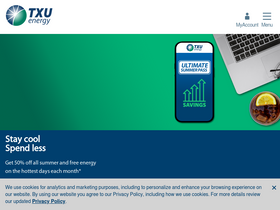 'txu.com' screenshot