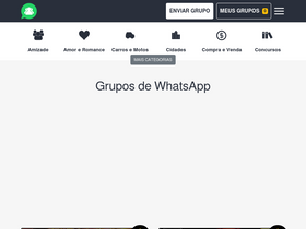 'gruposwhats.app' screenshot