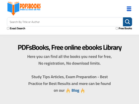 'pdfsbooks.com' screenshot