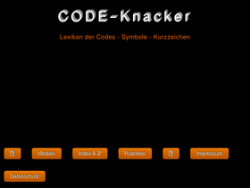 'code-knacker.de' screenshot
