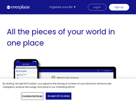 'everplans.com' screenshot