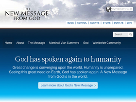 'newmessage.org' screenshot