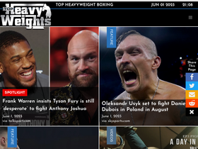 'heavyweightboxing.com' screenshot