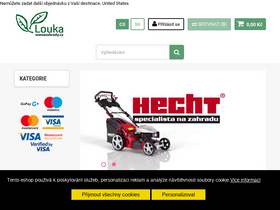 'vsenazahrady.cz' screenshot