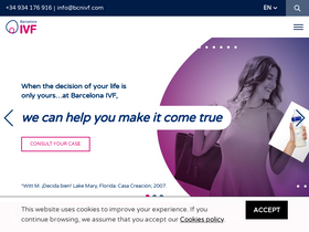 'barcelonaivf.com' screenshot