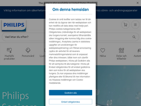 'philips.se' screenshot