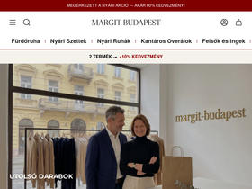 margit-budapest.com homepage screenshot
