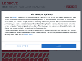 'le-grove.co.uk' screenshot