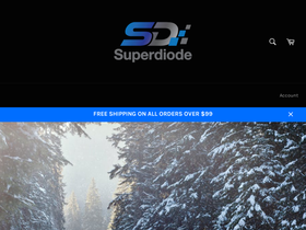 superdiode.com homepage screenshot