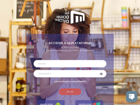 'minegocioefectivo.com' screenshot