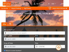 'enjoytravel.com' screenshot