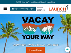'launchcu.com' screenshot
