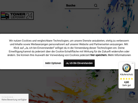 'tonerlieferant24.de' screenshot