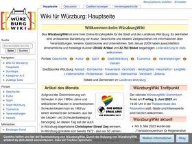 'wuerzburgwiki.de' screenshot