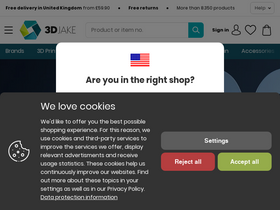 '3djake.uk' screenshot
