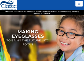 'classicoptical.com' screenshot