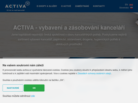 'activa.cz' screenshot