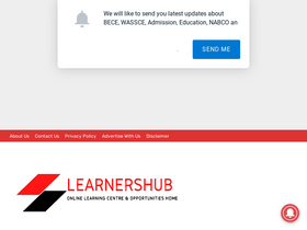 'golearnershub.com' screenshot