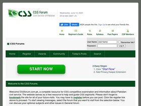 'cssforum.com.pk' screenshot