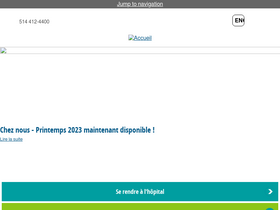 'hopitalpourenfants.com' screenshot