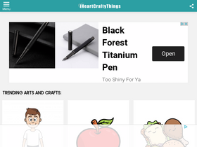 'iheartcraftythings.com' screenshot