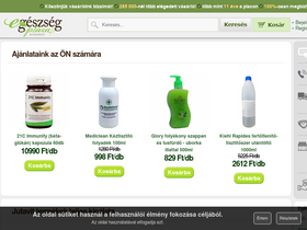 'egeszsegplazabudapest.hu' screenshot