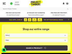 'projecttimber.com' screenshot