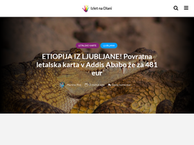 'izletnadlani.com' screenshot
