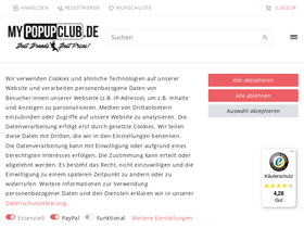 'mypopupclub.de' screenshot