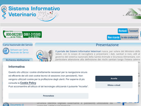 'vetinfo.it' screenshot
