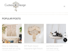 'cuckoo4design.com' screenshot