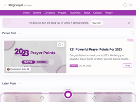 'ibloggospel.com' screenshot