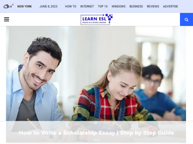 'learnesl.net' screenshot