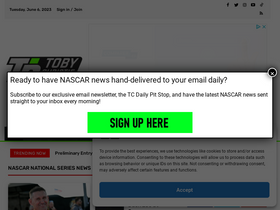 'tobychristie.com' screenshot