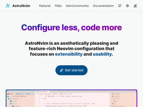 'astronvim.com' screenshot